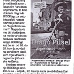 Drago Pilsel dobitnik nagrade BOOKtiga