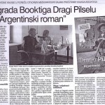 Nagrada Booktiga Dragi Pilselu za “Argentinski roman”