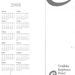 Bookmarker i kalendar za 2008.