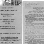 Premio Laurus nobilis 2008 – letak