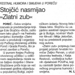 Stojčić nasmijao “Zlatni zub”