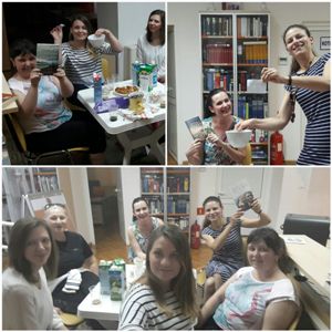 NAŠ BOOK KLUB I PO ŽEGI I PO KIŠI:))