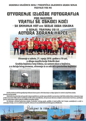 OTVORENJE IZLOŽBE FOTOGRAFIJA ZORANA HAPČE “VRATILI SE USKOCI KUĆI”