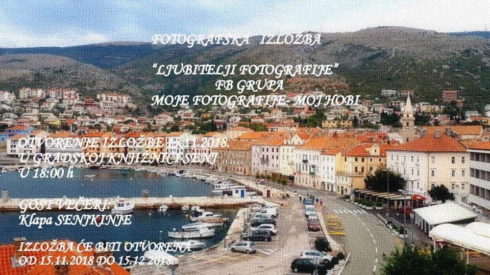 POZIVAMO NA OTVORENJE IZLOŽBE „LJUBITELJI FOTOGRAFIJE“