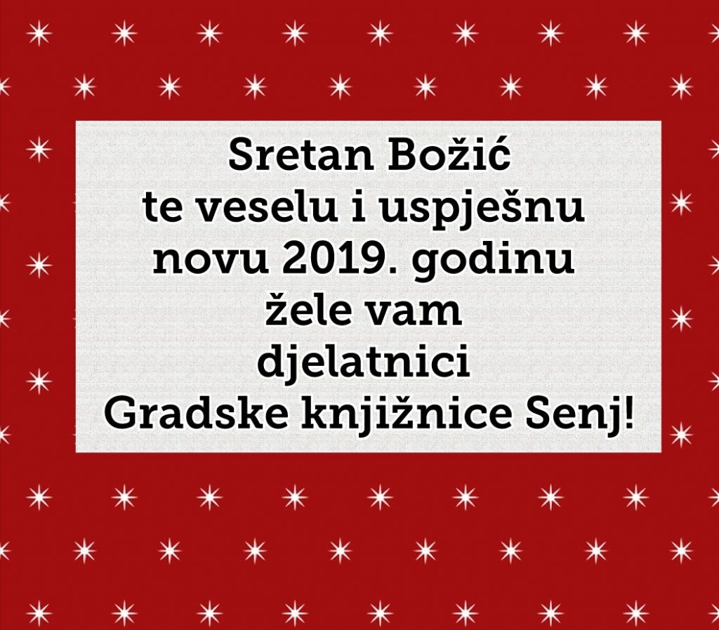 SVAKO DOBRO ŽELE VAM SENJSKI KNJIŽNIČARI!!!