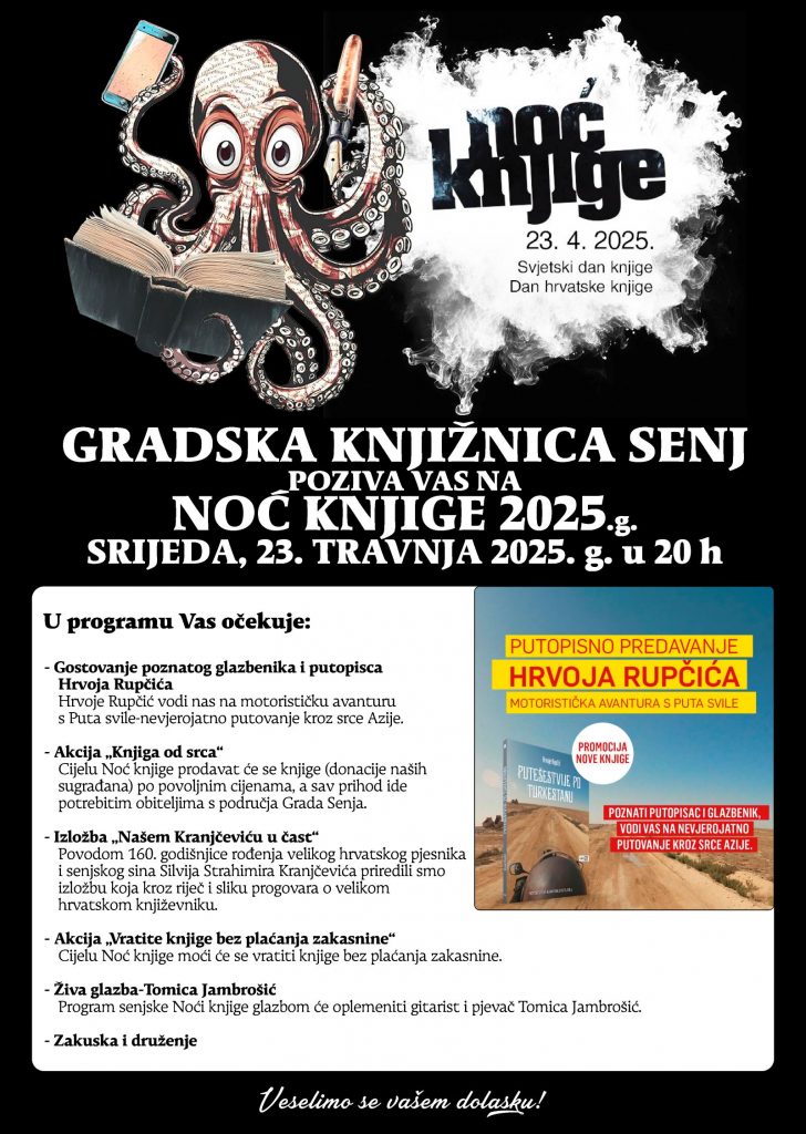 SENJSKA NOĆ KNJIGE 2025-najava