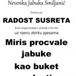 NEVENKA JABUKA SMILJANIĆ – Miris procvale jabuke kao buket radosti