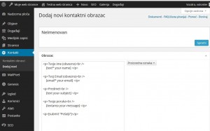 Zaslon Kontaktni obrazac 7