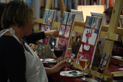 Božićnio paint&wine