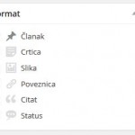 Naknadno određivanje formata objave