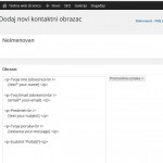 Kontaktni obrazac (Contact Form 7 )